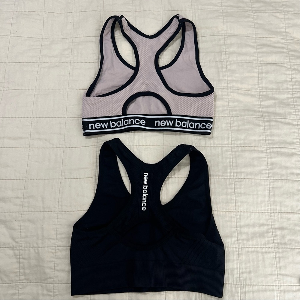 New Balance Sports Bras Set Racerback - Picture 2 of 8